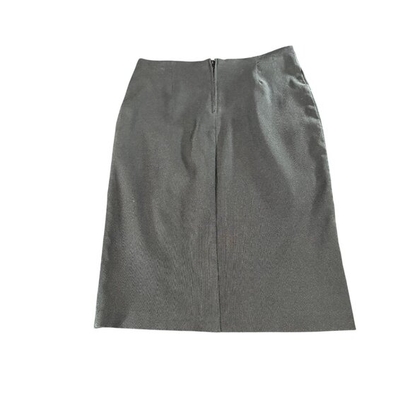 Forever 21 Womens Black A-Line Skirt With Side Slit Medium Rayon Blend - Picture 2 of 7